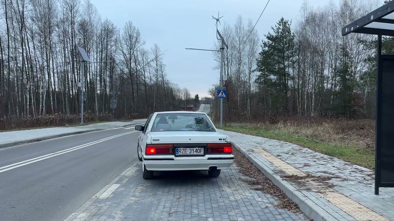 Nissan Laurel 2.8 Turbo 3'' Straight Pipe Exhaust Sound