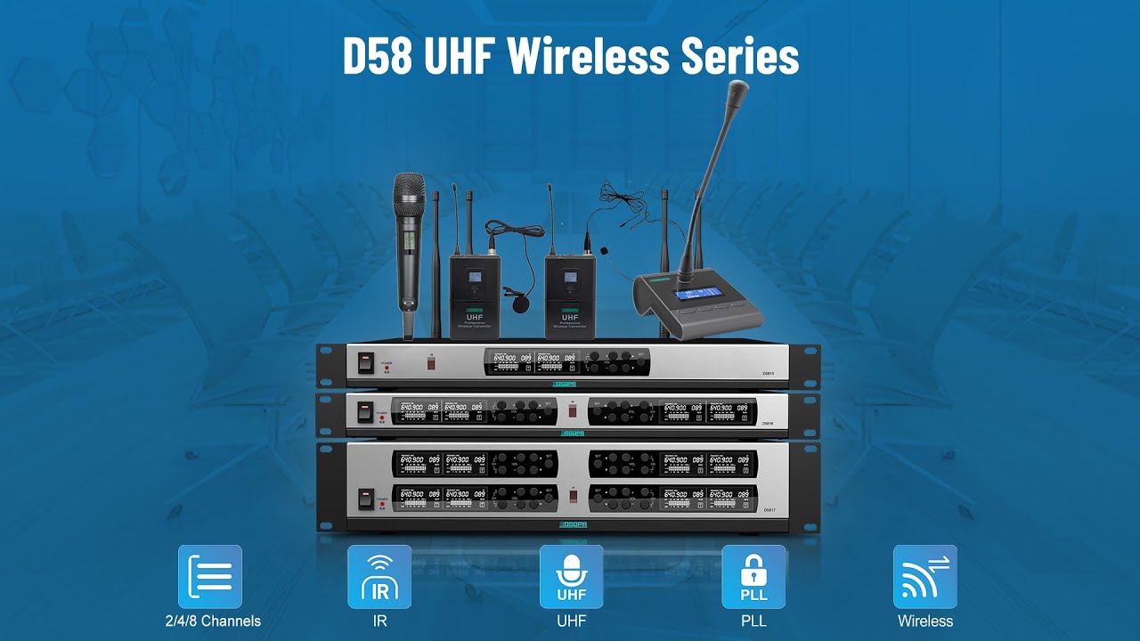 DSPPA | D5821 series UHF Wireless Microphone System