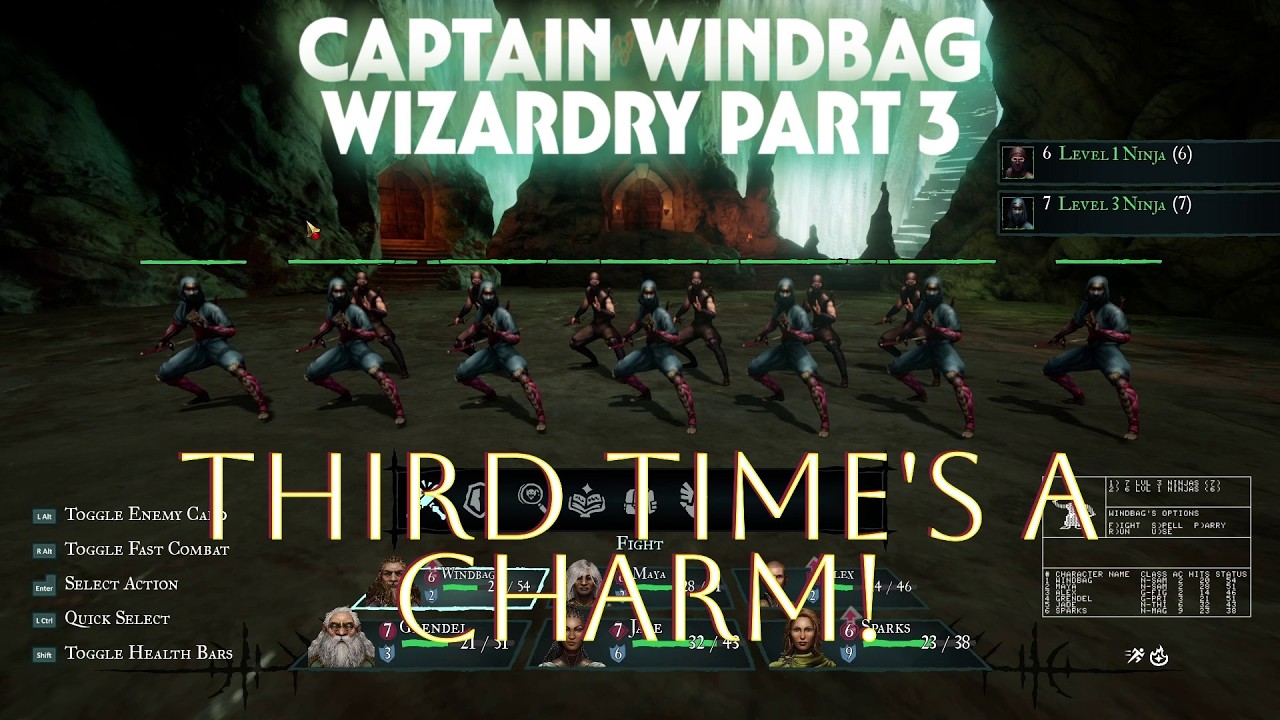 WIZARDRY REMAKE Part 3: THIRD TIME'S A CHARM!