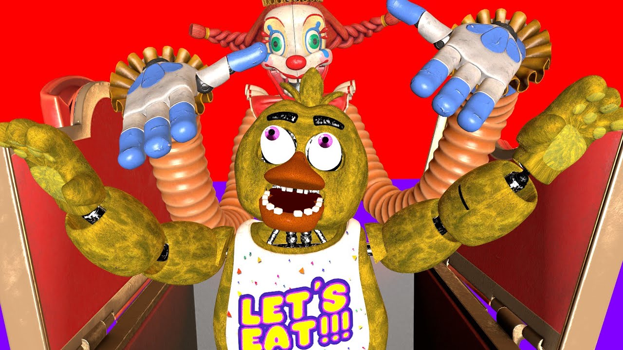 [GMOD FNAF] the box kidnaper enters the pizzaria