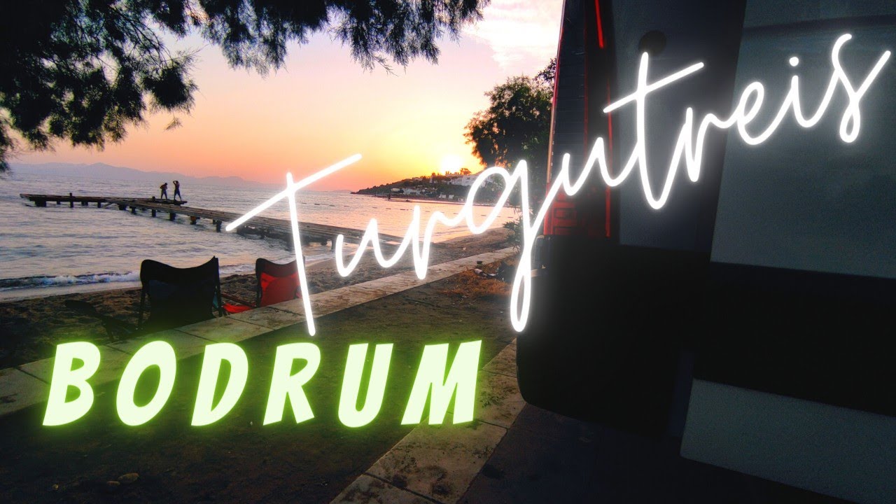 BODRUM TURGUTREİS KADİKALESİ karavan ile ücretsiz kamp Peksimet vanlife camper beach ve Swimming