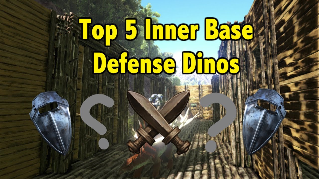Top 5 Inner Base Defence Dinos!!