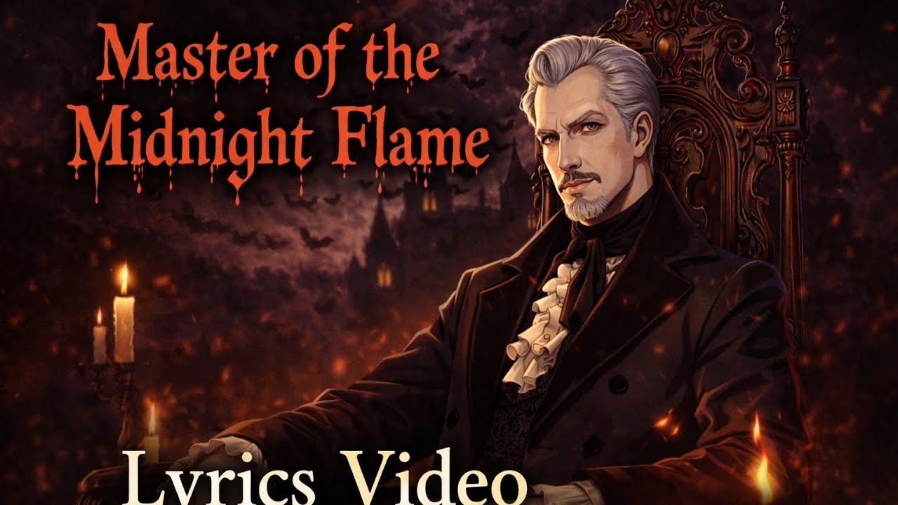 🎩 MASTER OF THE MIDNIGHT FLAME (Lyrics Video)