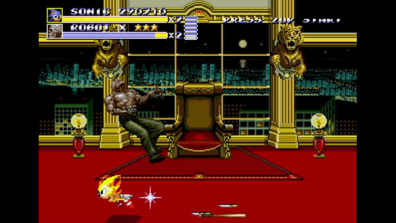 Sonic Hack Longplay - Sonic in Streets of Rage 3