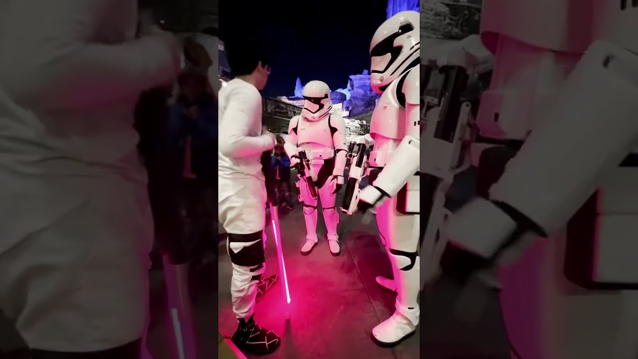 IF There's One Jedi Left, It's Not You  😈🤣 #disneyland #galaxysedge #starwars #stormtroopers
