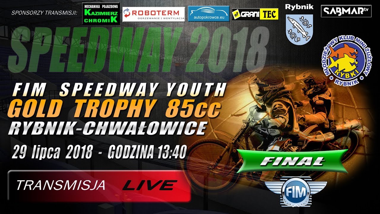 FIM SPEEDWAY YOUTH GOLD TROPHY 85cc   FINAŁ