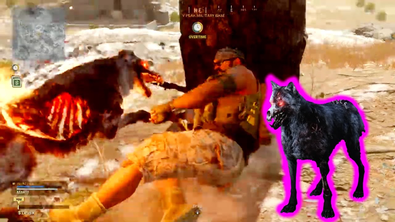 COD Modern Warfare - WARZONE HELLHOUND FINISHING MOVE (ZOMBIE DOG EXECUTION!)