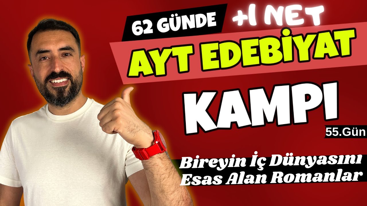 Bireyin İç Dünyasını Esas Alan Eserler ve Sanatçılar / 62 Günde AYT EDEBİYAT Kampı 2024 +PDF 📌55.Gün