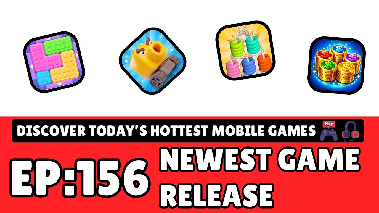 Episode 156 : Block Jam: 3D Puzzle!, Brick Flow!, Ring Sort Duck Game!, Hexa Match - Coin Puzzle!