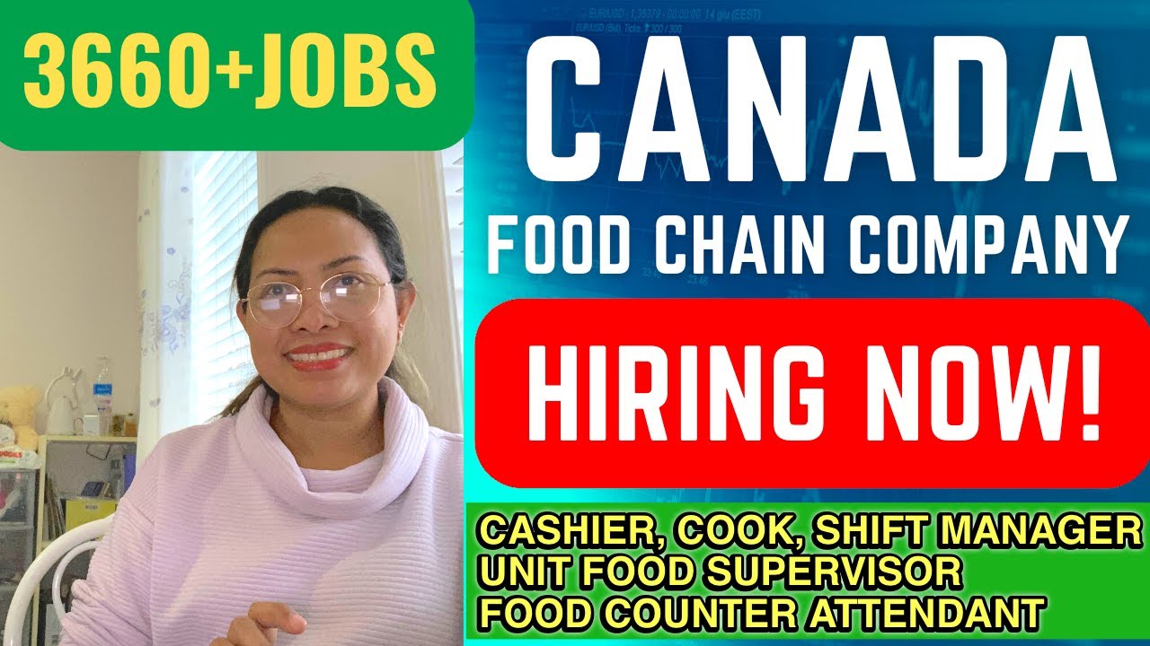 FAST FOOD CHAIN RESTAURANT IN CANADA| NOW HIRING FOOD WORKERS | SEND YOUR RESUME ONLINE