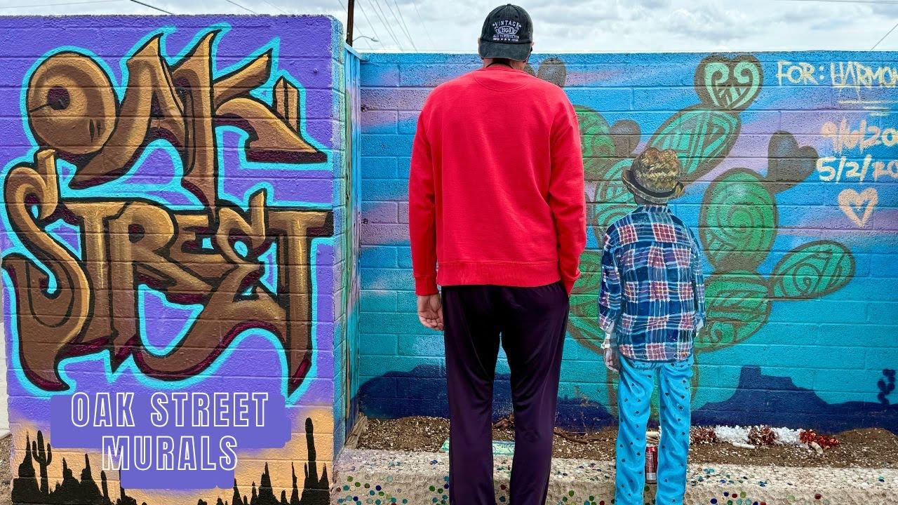 Exploring the Vibrant Oak Street Murals in Phoenix!