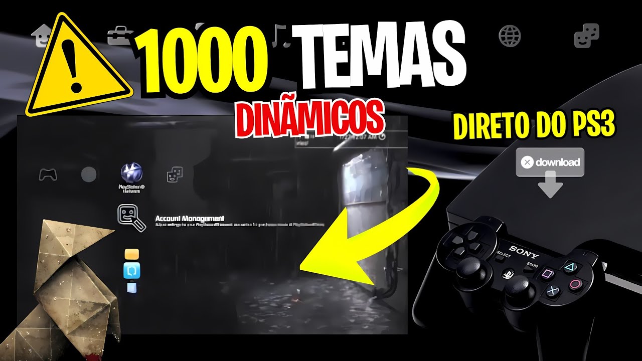 COMO INSTALAR OS MELHORES TEMAS NO SEU PS3