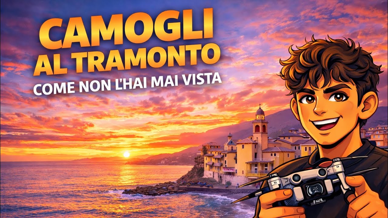 Camogli al Tramonto – Come Non L’Hai Mai Vista | Drone Cinematic 4K