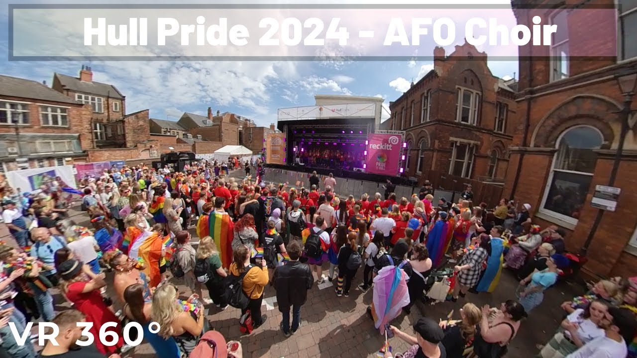 Hull Pride 2024 360 VR : The AFO Choir perform ELO Mr. Blue Sky