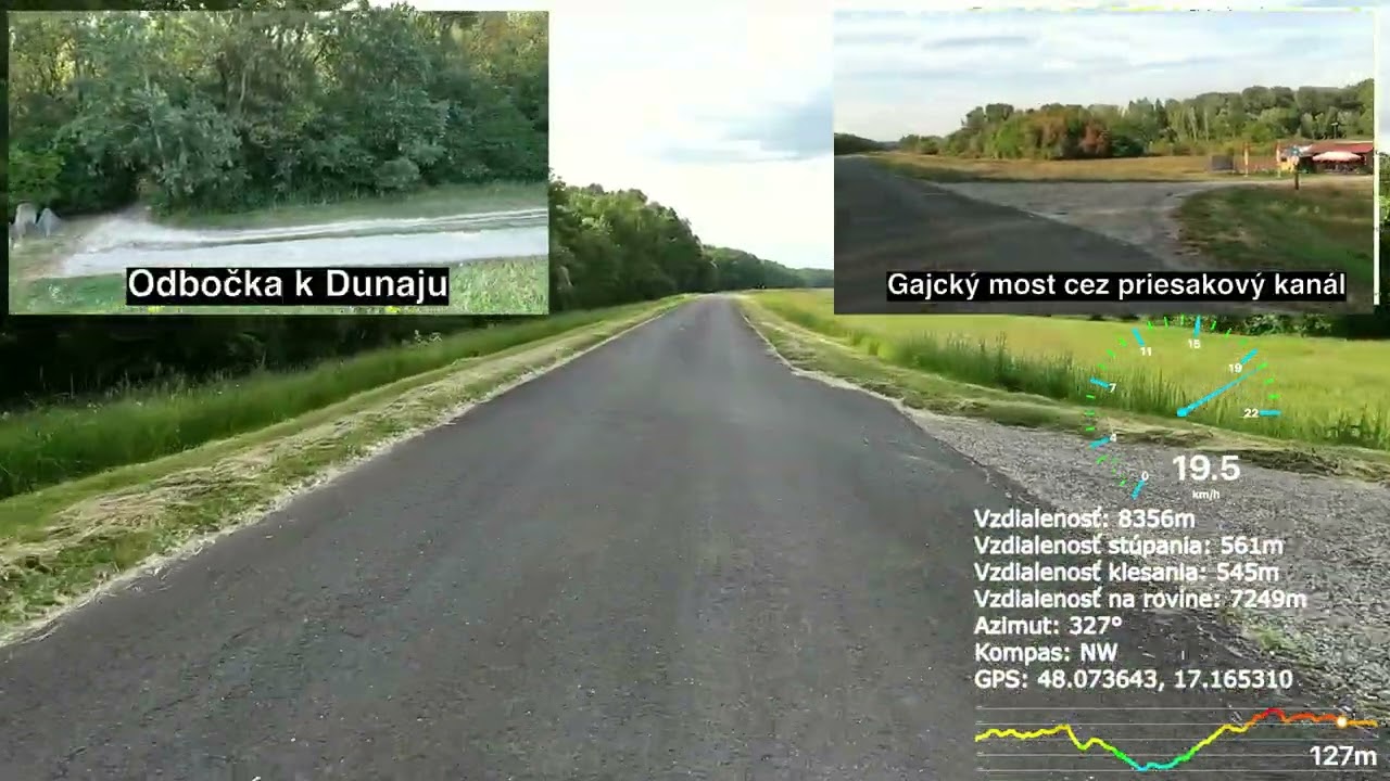 Cyklotrasa: Kyselica-Malý Dunaj 2. diel: Kalinkovo-Malý Dunaj (Vrakuňa)