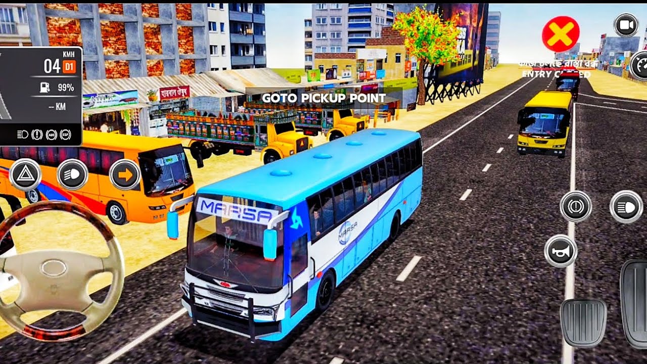 Dhaka TO sylhet bahut #BussimulatorBangladesh driving Highway public road👈 jamuna setuHanirBus👈 2025