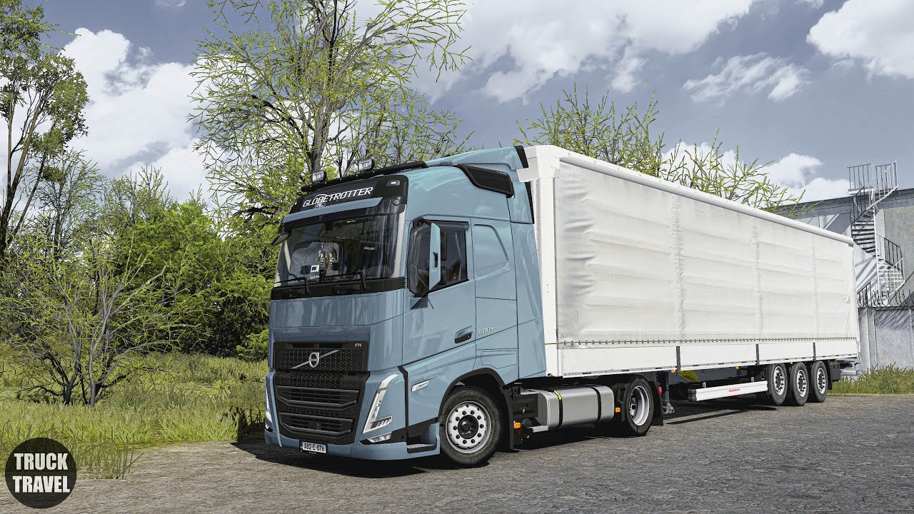 [ETS 2 1.54] Realistic Driving Volvo FH5 Sanax | PNG 1.15 + Reshade | POV Drive 4K + Wheel Cam