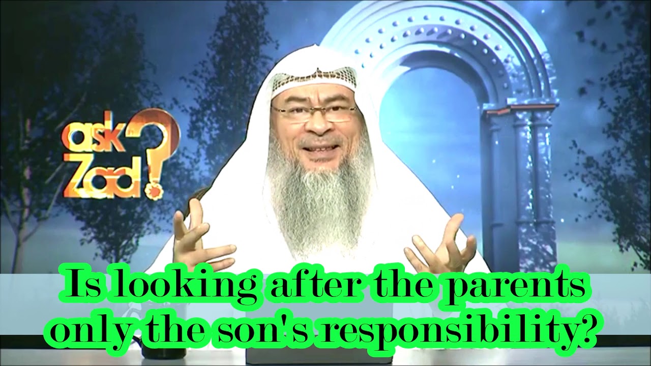 Looking after parents only Sons responsibility? Daughter take divorce if you've to, to serve parents