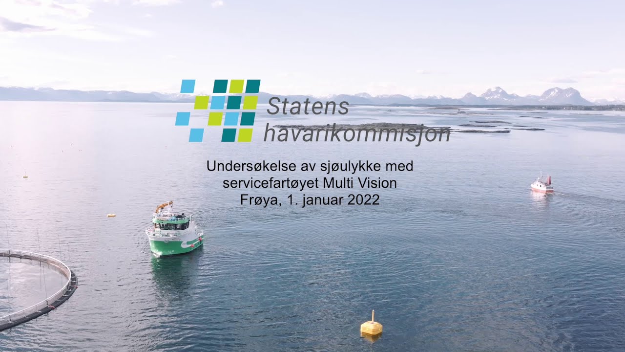 Svært alvorlig sjøulykke, havbruk, ved Frøya, 1. januar 2022