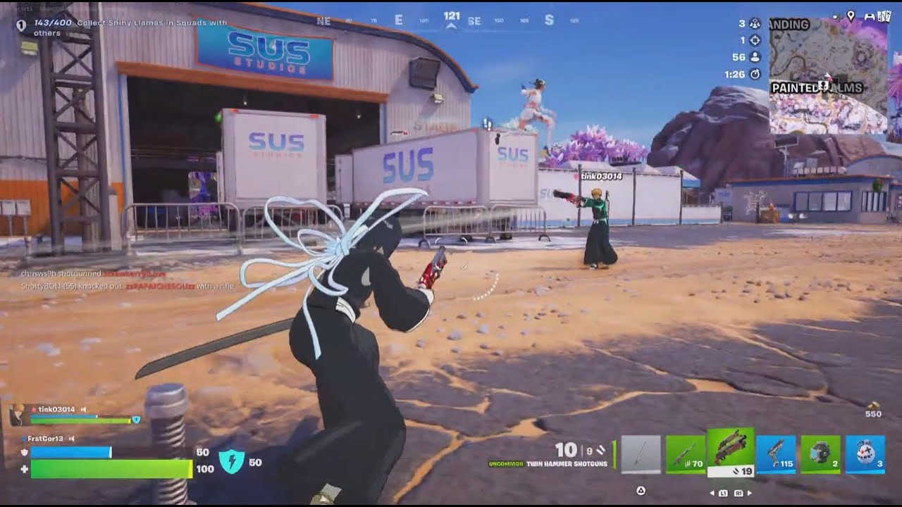 Fortnite: BRZB - ⛩Rukia & Ichigo & Tink being a bully😆