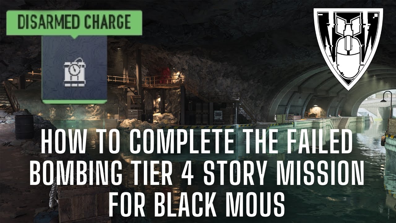 How To Complete the FAILED BOMBING Tier 4 story mission for Black Mous | DMZ Season 4