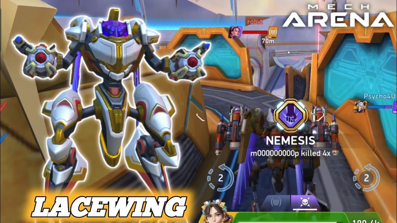Centurion Lacewing with Gemini 10: Total Destruction and Unstoppable Build - Mech Arena