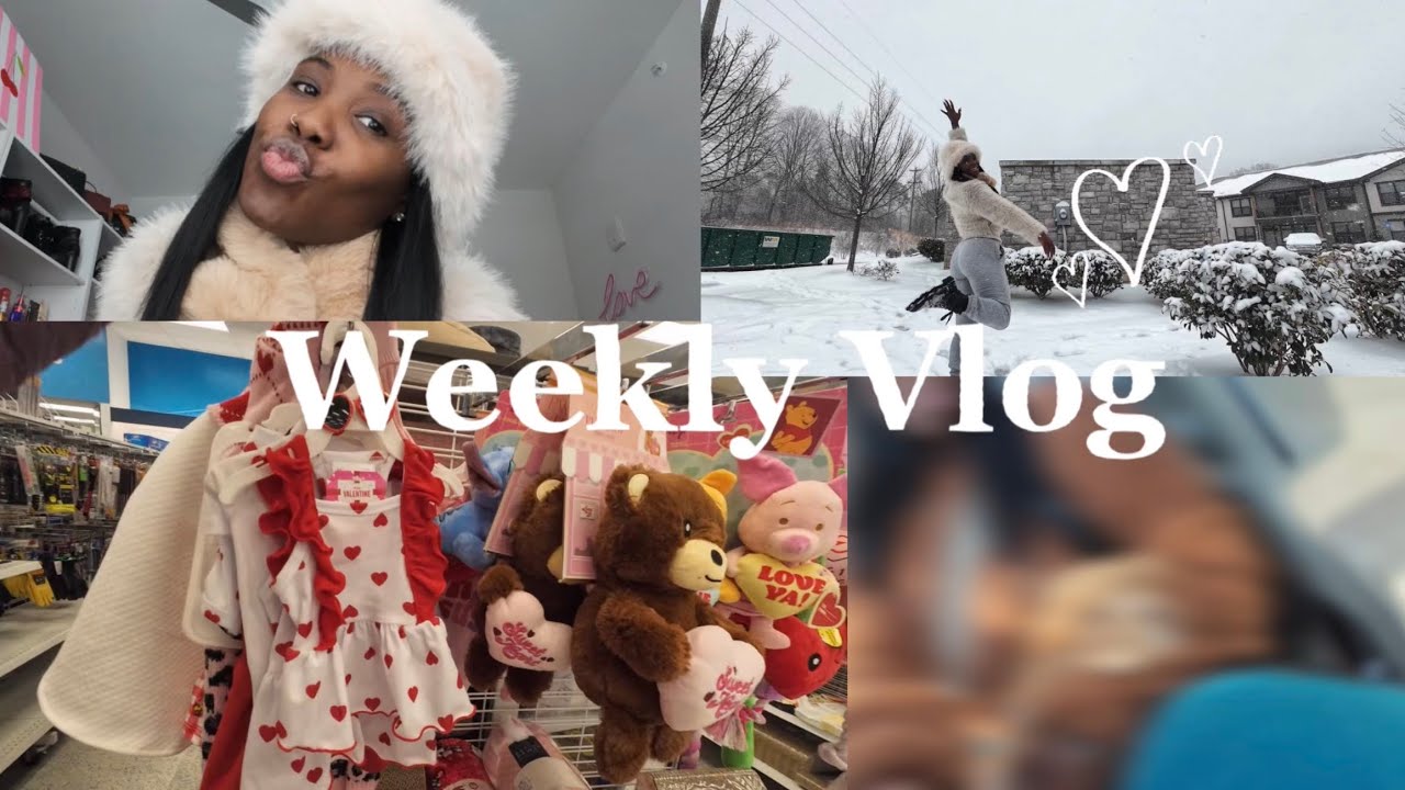 Snow day + New puppy + skin care + vet visit | NIISHAXO