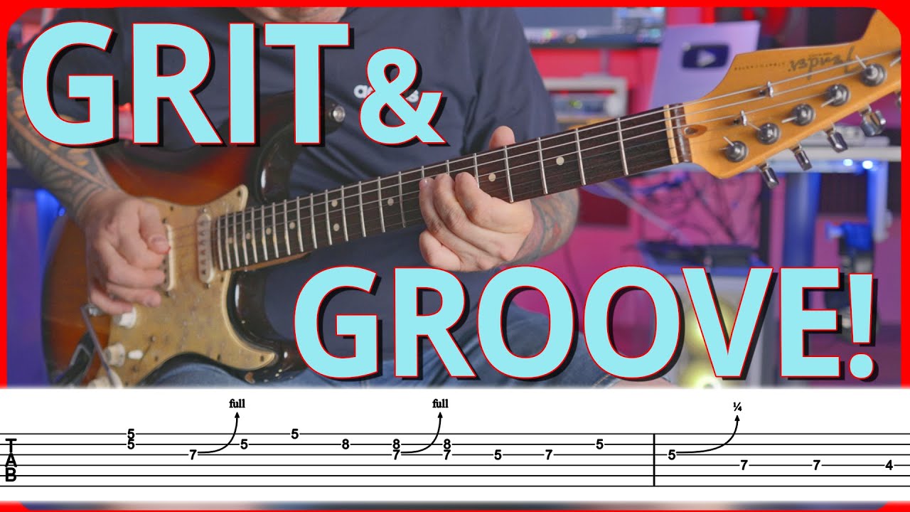 Grit and Groove: Blues Solo in A Over a Shuffle Rhythm