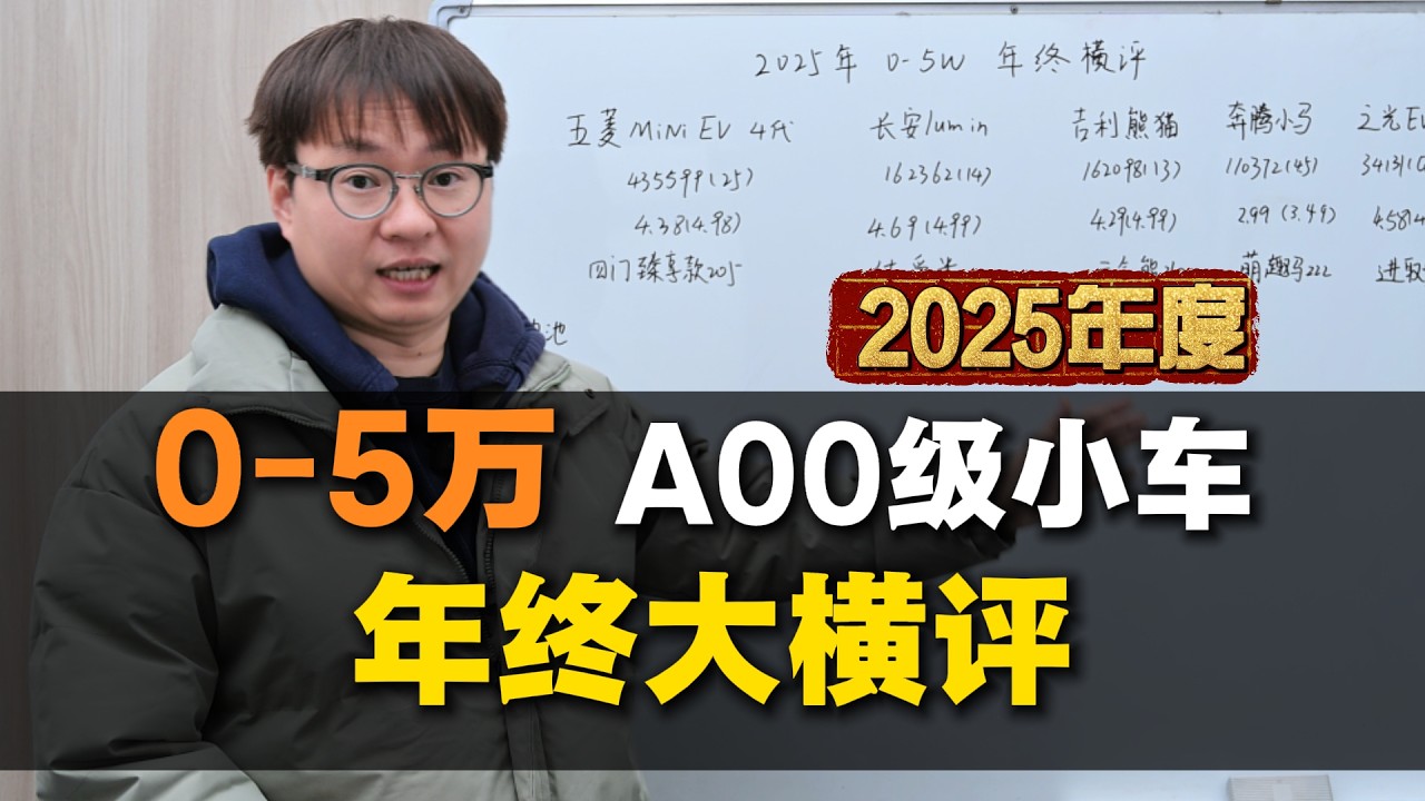 2025年0-5w小電車 年終橫評！誰才是微型車冠軍？