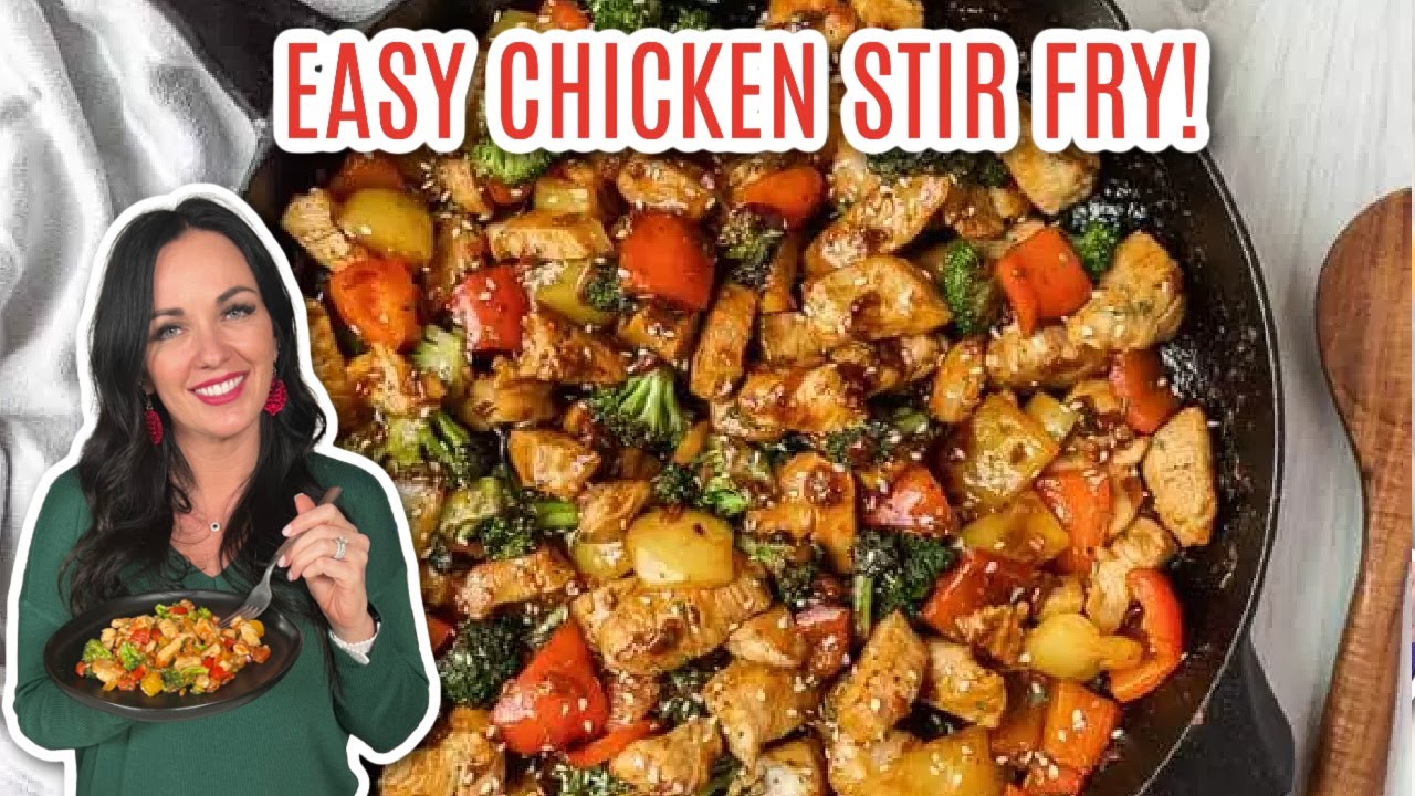 Easiest Chicken Stir Fry Recipe! - You won't believe how delicious this is!