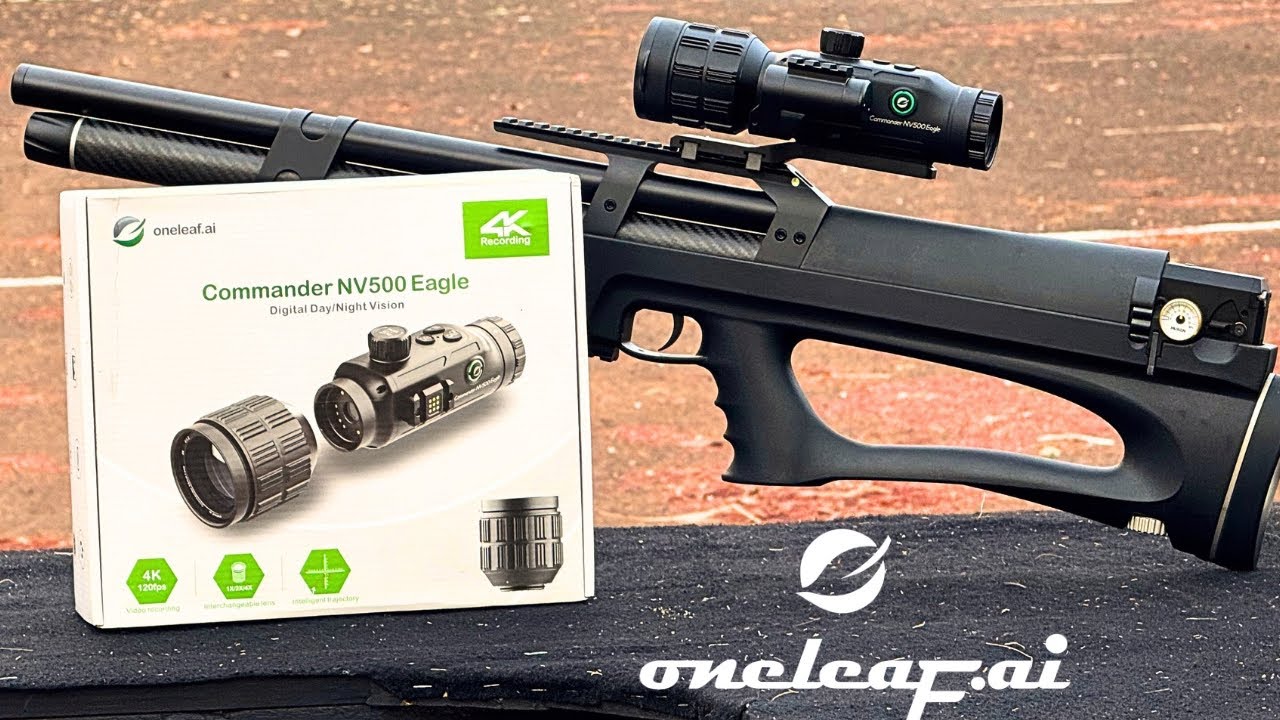 Conheça a Commander NV500 Eagle, luneta digital diurna e noturna. @oneleaf_ai 