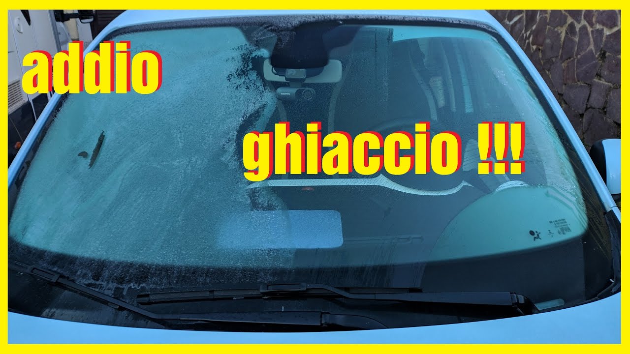 Come evitare il ghiaccio sui vetri