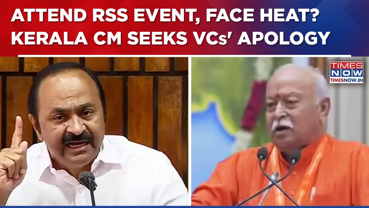 RSS Event Rocks Kerala Politics: CM Wants VCs To Apologise, BJP Sees 'Appeasement Politics'