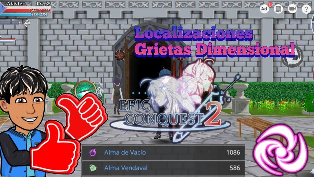 Epic Conquest 2: Localizacion, Las 2 Dimensiones. Vacío, Vendaval
