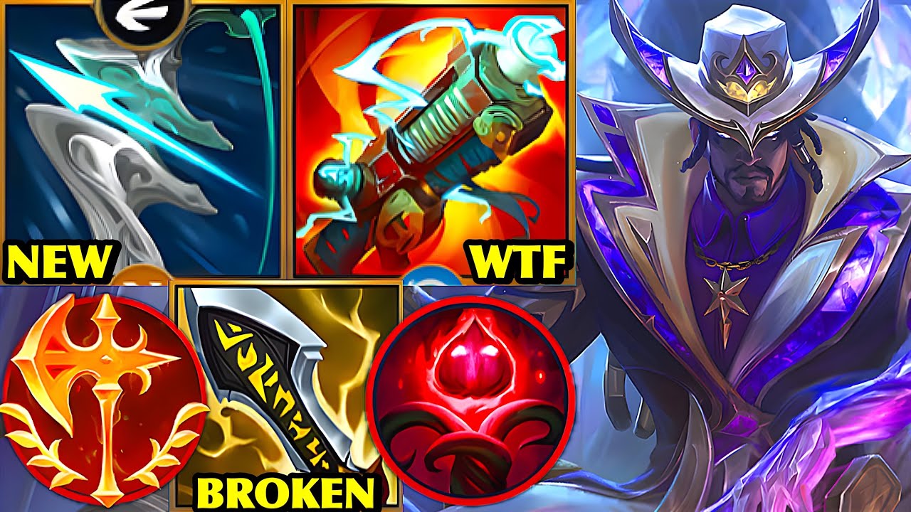 Wild Rift China Lucian ADC | 23KILL NEW Galeforce × Conqueror Build & Runes | BROKEN DAMAGE LUCIAN!?
