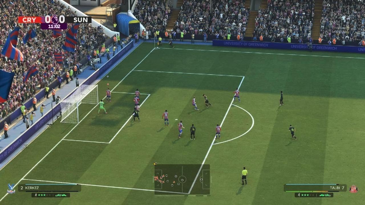 Crystal Palace VS Sunderland EA SPORTS FC 26