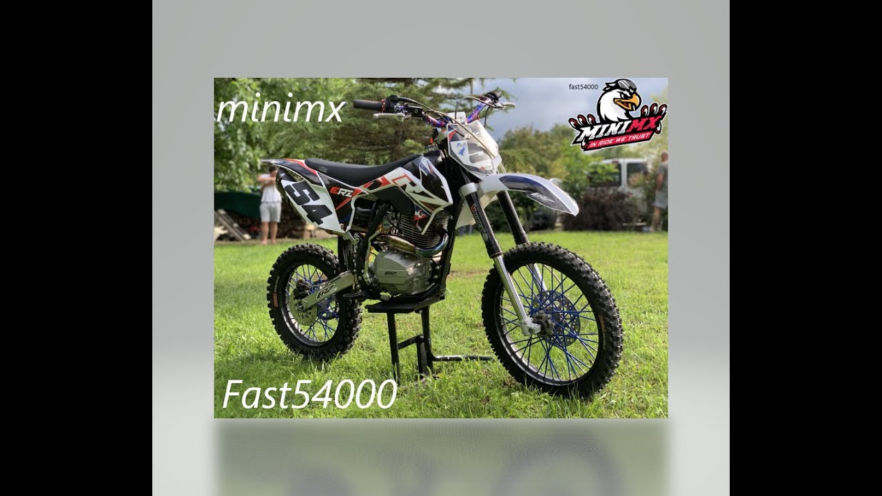 Tuto montage complet  fourche vshock minimx sur crz,erz 250cc!!