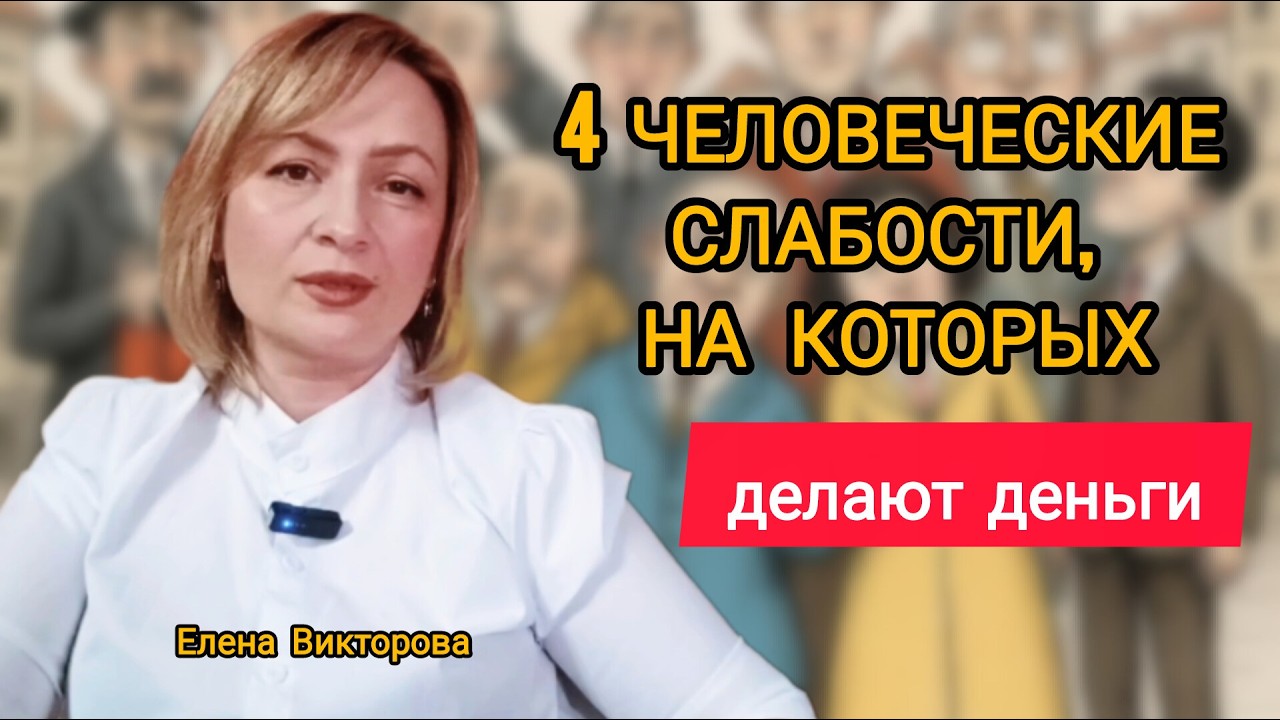 Человеческие слабости, на которых делают деньги