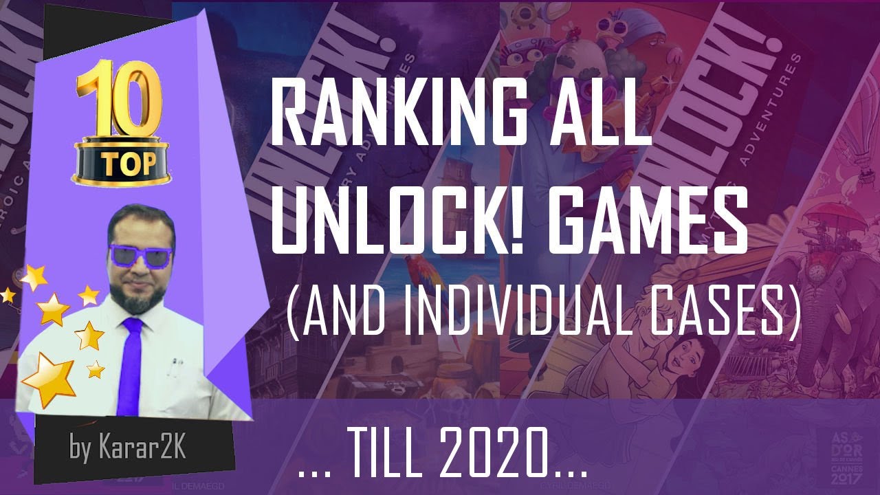 TOP 10 - Ranking all UNLOCK! games