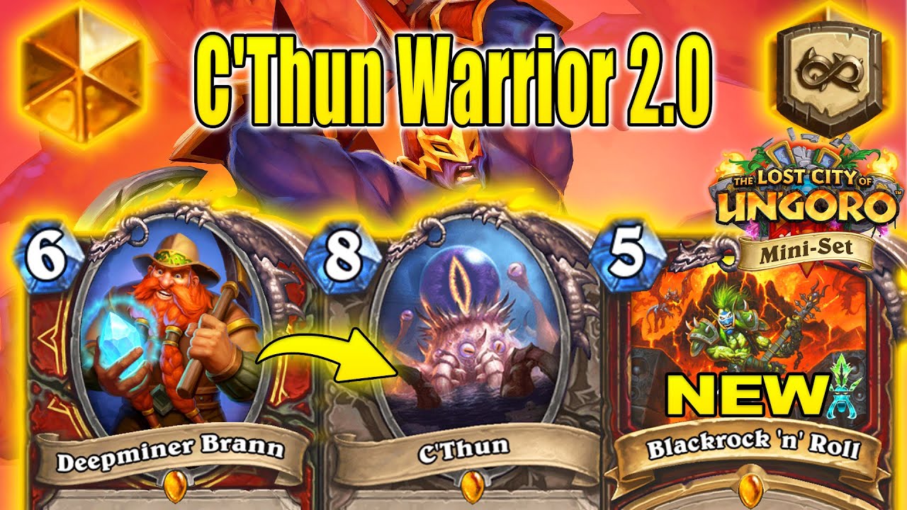 Remember C'Thun? This Is Him Now in 2025 in Warrior! The Lost City of Un'Goro Mini-Set | Hearthstone