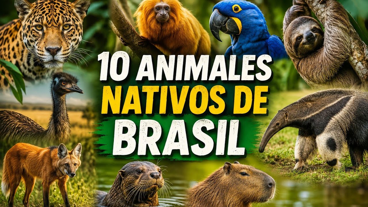 10 animales brasileños
