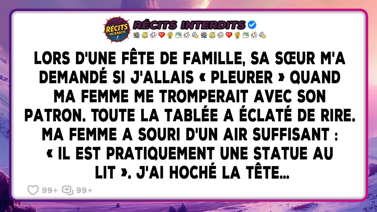 Une Fête De Famille A Tourné À L'humiliation Publique, Et Ma Réaction Calme A Été De Disparaître...