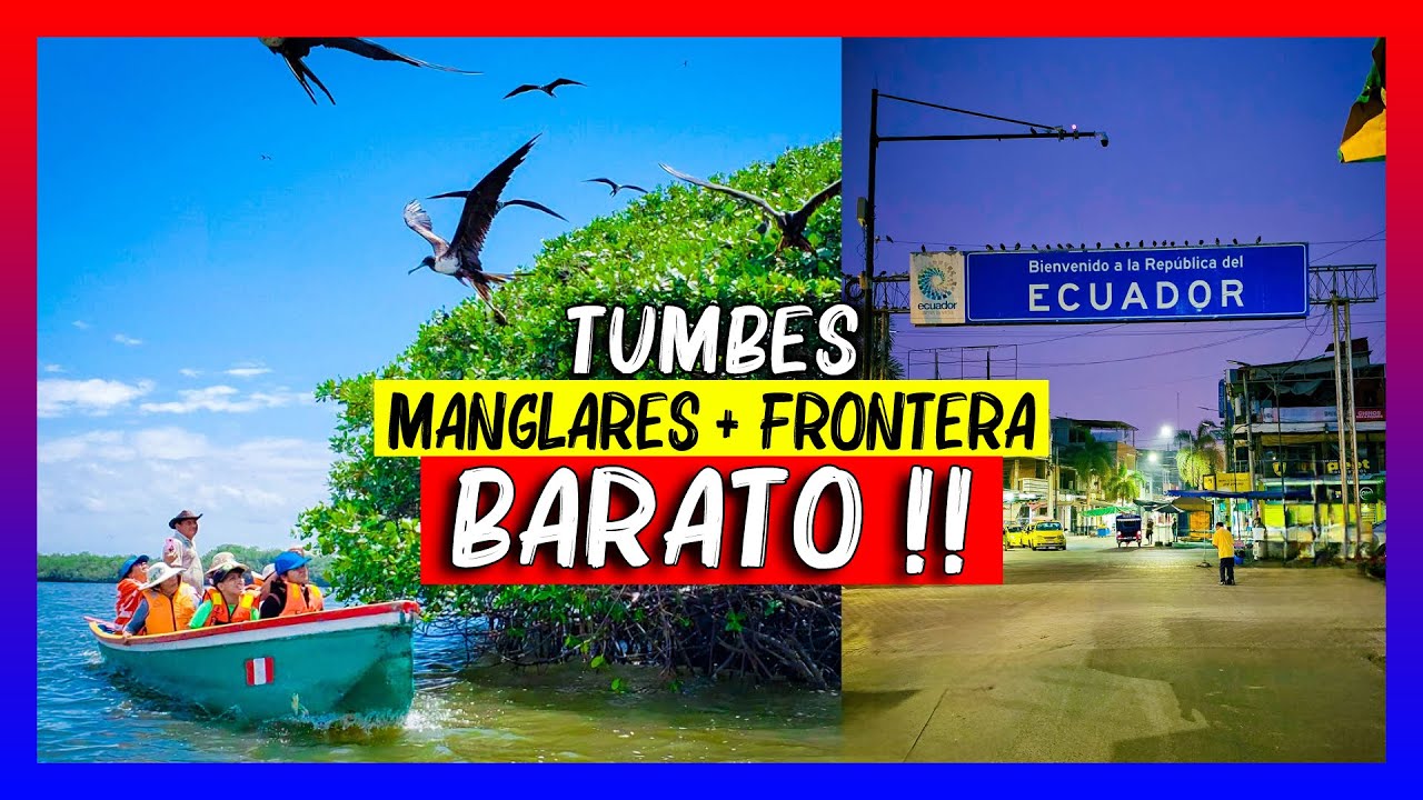 🚣 Manglares de tumbes + Ecuador frontera 🌉 Como llegar BARATO✅ Sin tour 2025 Peru Lugares turisticos