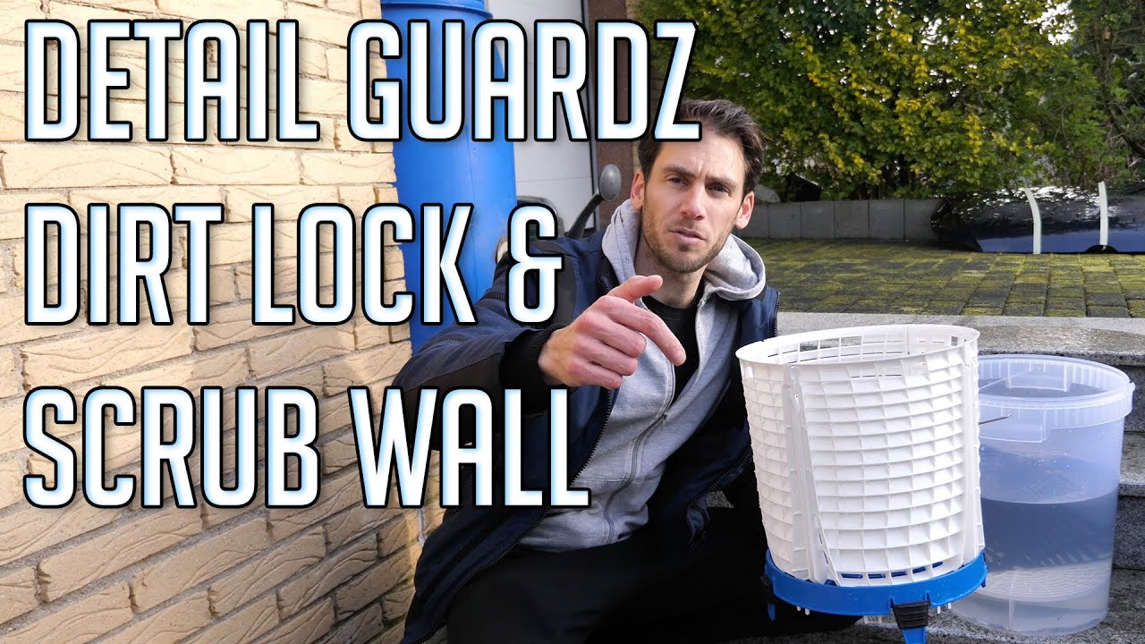 Detail Guardz Dirt Lock und Scrub Wall Test | Grit Guard Eimer Alternative