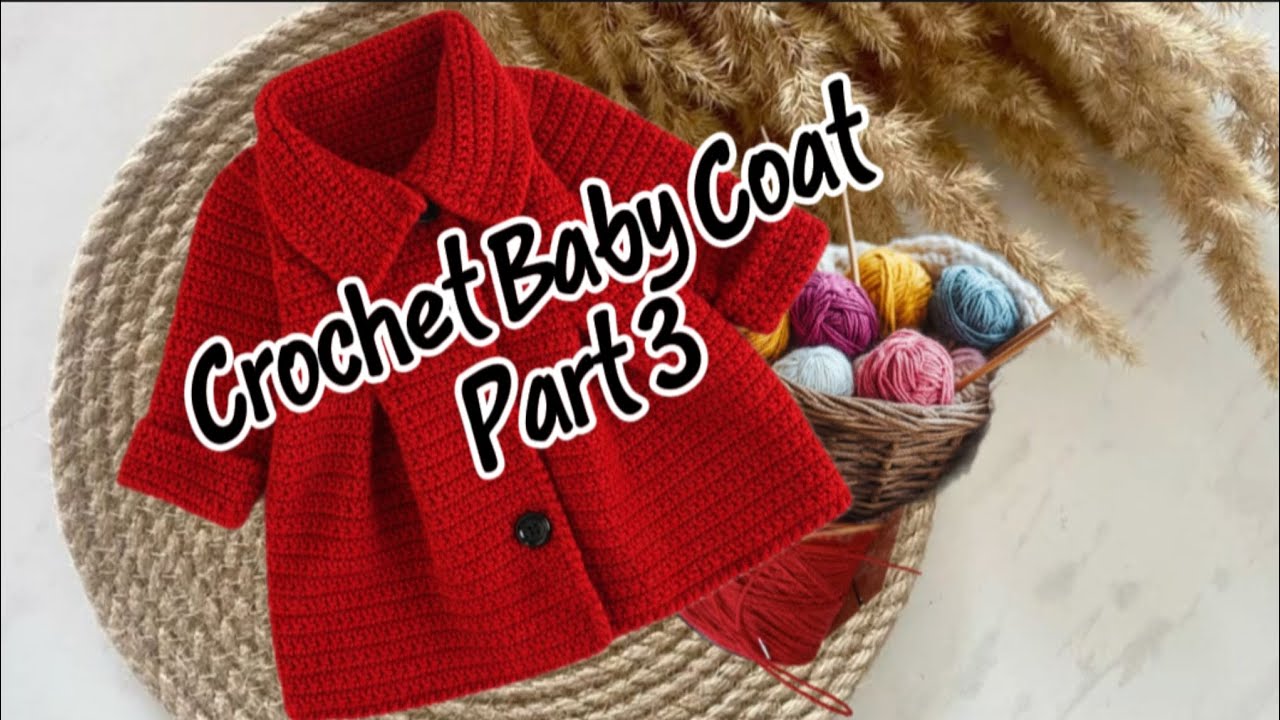 Crochet Baby Coat | Part 3 | Sleeve Separation & Body Start | Single Crochet | Bangla #crochet #diy