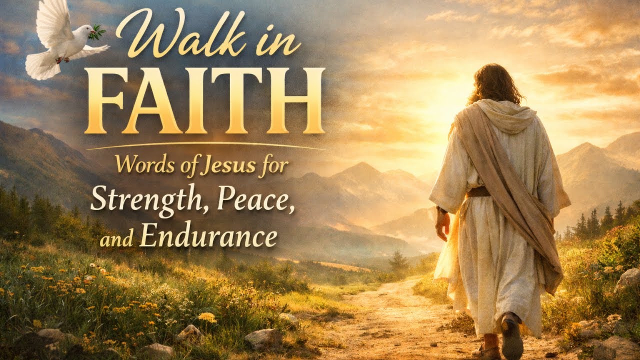 “Walk in Faith: Words of Jesus for Strength, Peace, and Endurance”