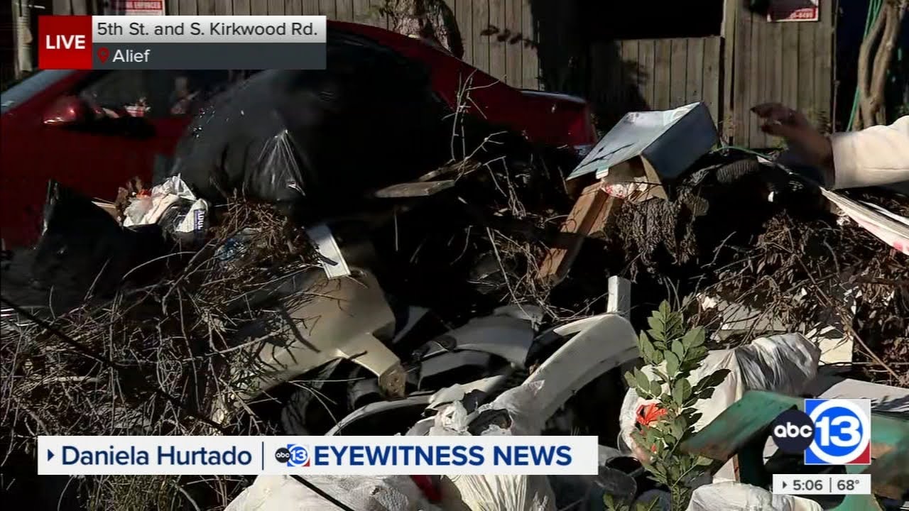 Alief neighbors says heavy trash is piling up alongside illegal dumping in neighborhood