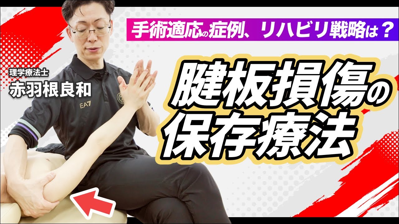 カフトレーニングはダメ？！断裂しているからこそ、機能解剖から正しい理学療法を【赤羽根良和】
