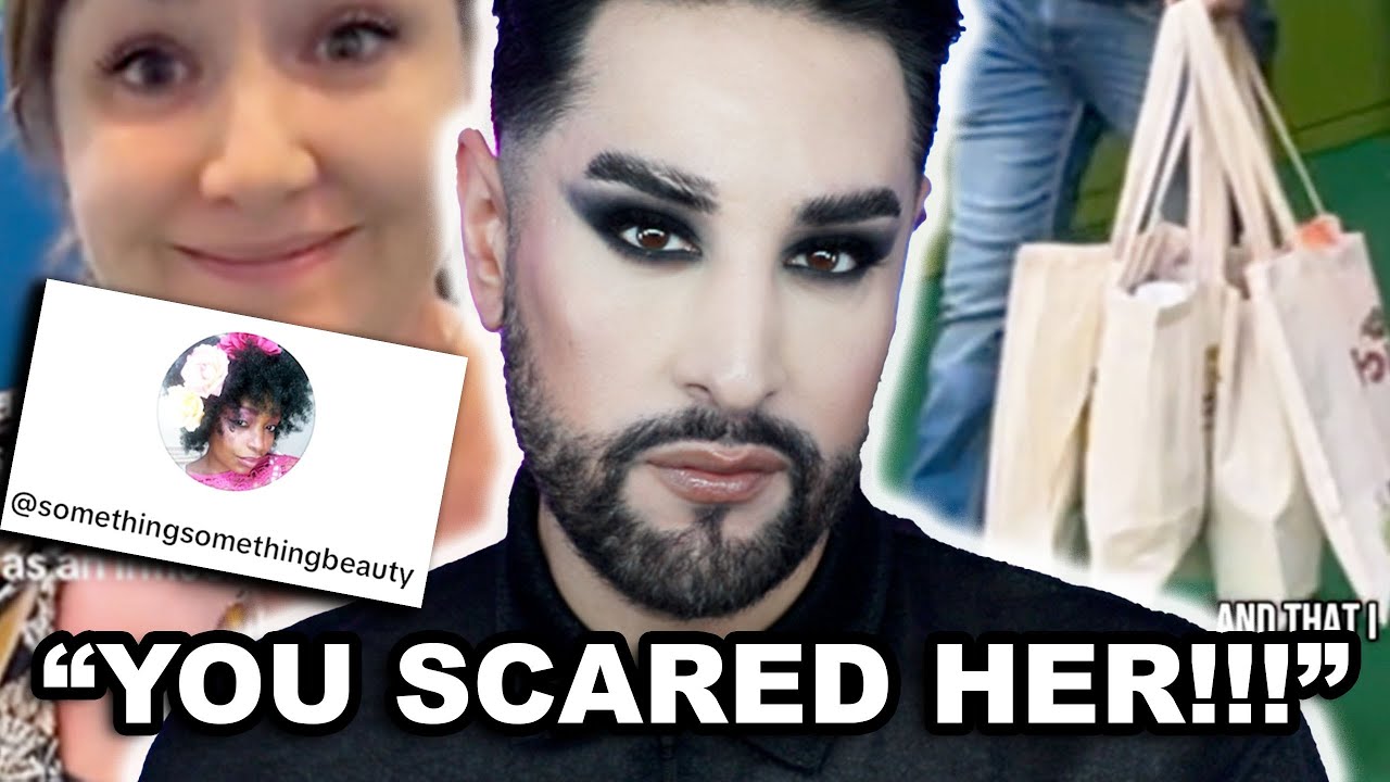 Influencer KICKED OUT event for taking too many samples???