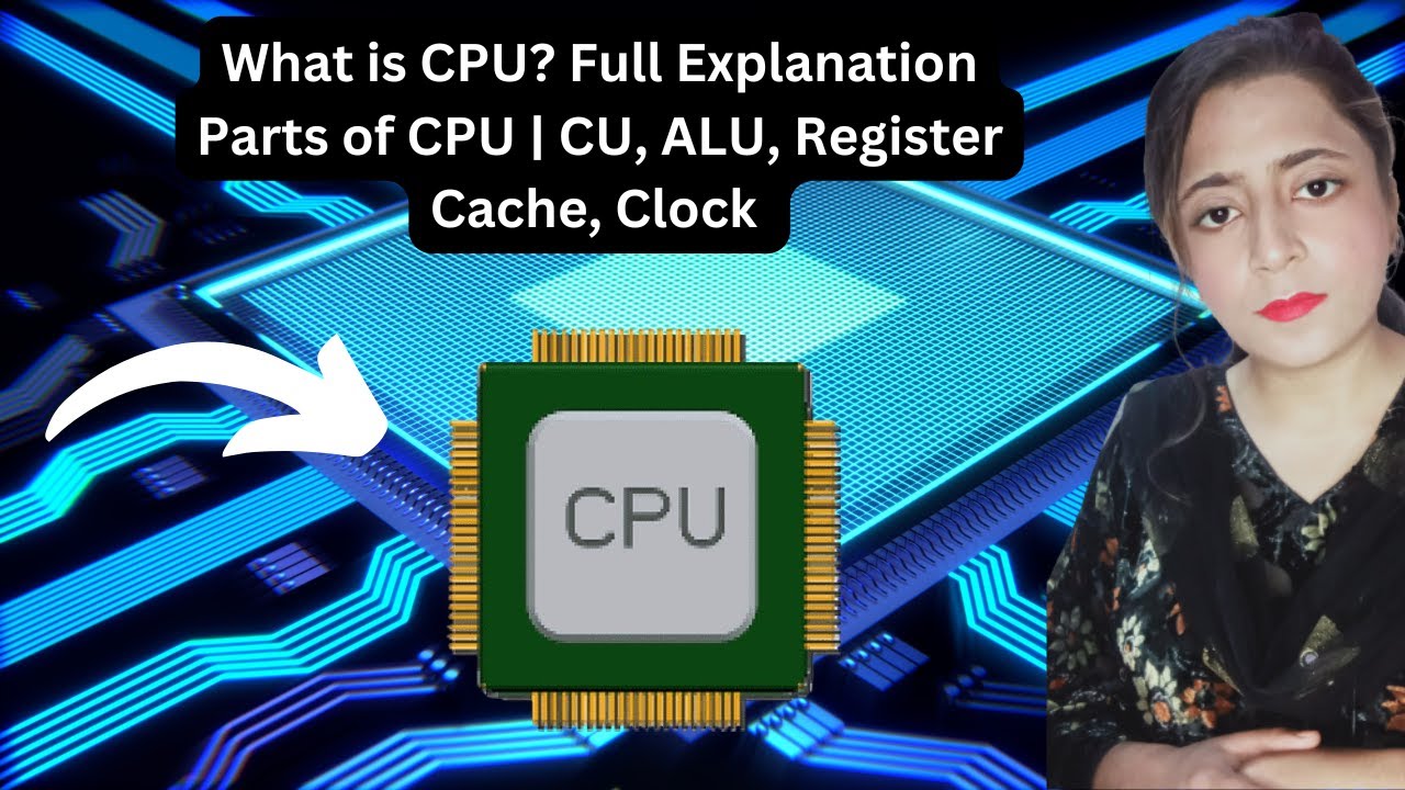 What is CPU? Full Explanation Parts of CPU:- CU,  ALU, Register, Cache, Clock